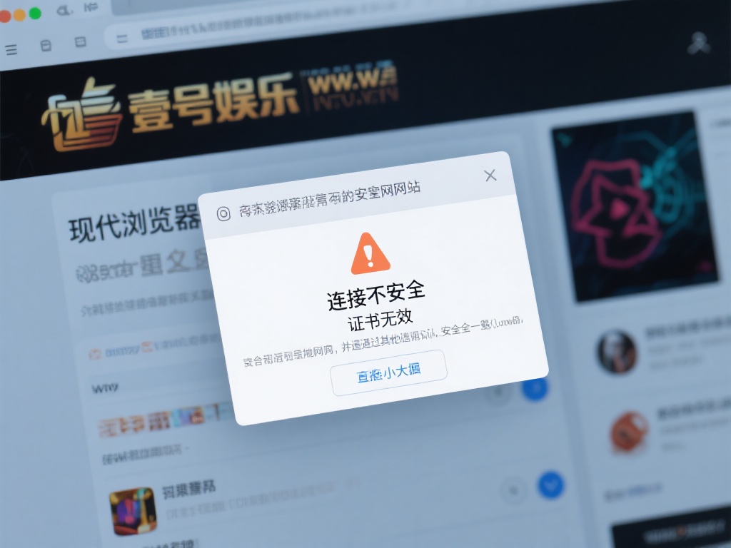 现代浏览器通常会针对不安全的网站发出警告，比如显示